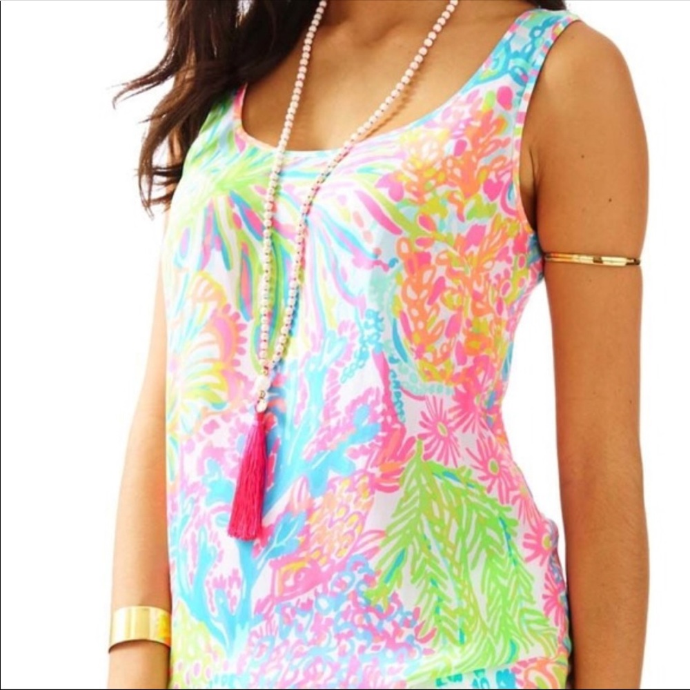 Lovers Coral Cosmo tank sz Small
